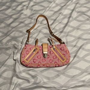 Pink Guess hand bag, Y2K